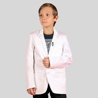 PARTY WEAR WHITE COTTON SUITING