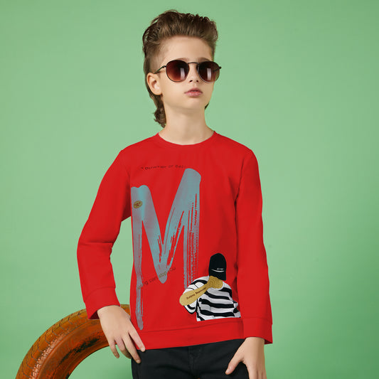 Stylish Full-Sleeves T-shirt for Young boys