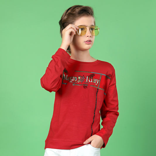 Stylish Full-Sleeves T-shirt for Young boys