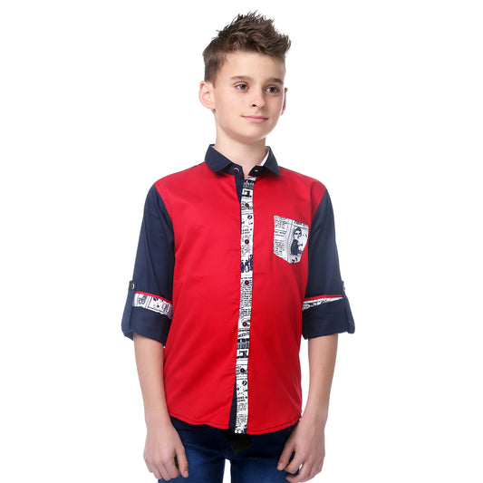 MashUp Newspaper Print Shirt - mashup boys