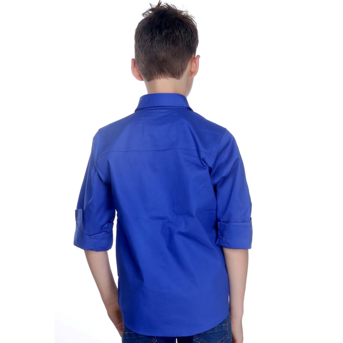 MashUp Basics Indigo Blue Shirt - mashup boys
