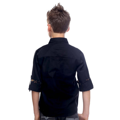 MashUp Designer Collection -  black shirt - mashup boys