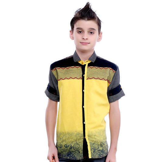 MashUp Paisley Print Designer Shirt - mashup boys