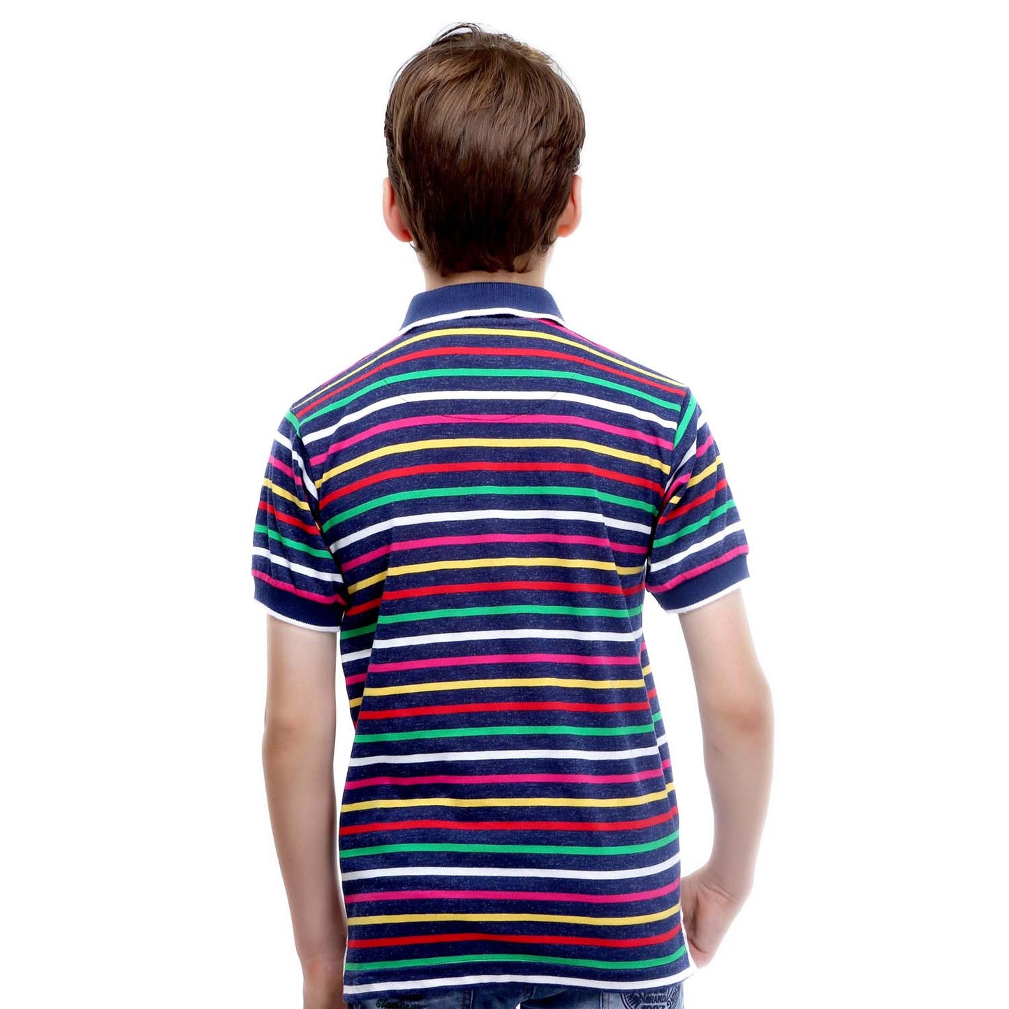 MashUp Super Stripes- Multicolor Polo Tshirt - mashup boys