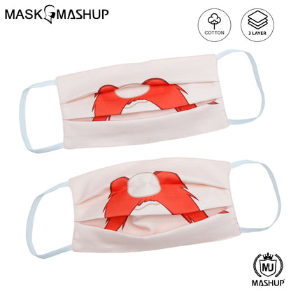 MashUp Fun Mask,Yosemite Sam Printed 3-layer Reusable Washable Protective Face Mask(Pack of 2)(Kids Size)(Universal Fit) - mashup boys