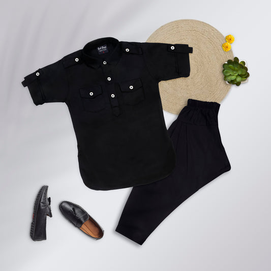 Plaid and Stylish Kurta salwar set.