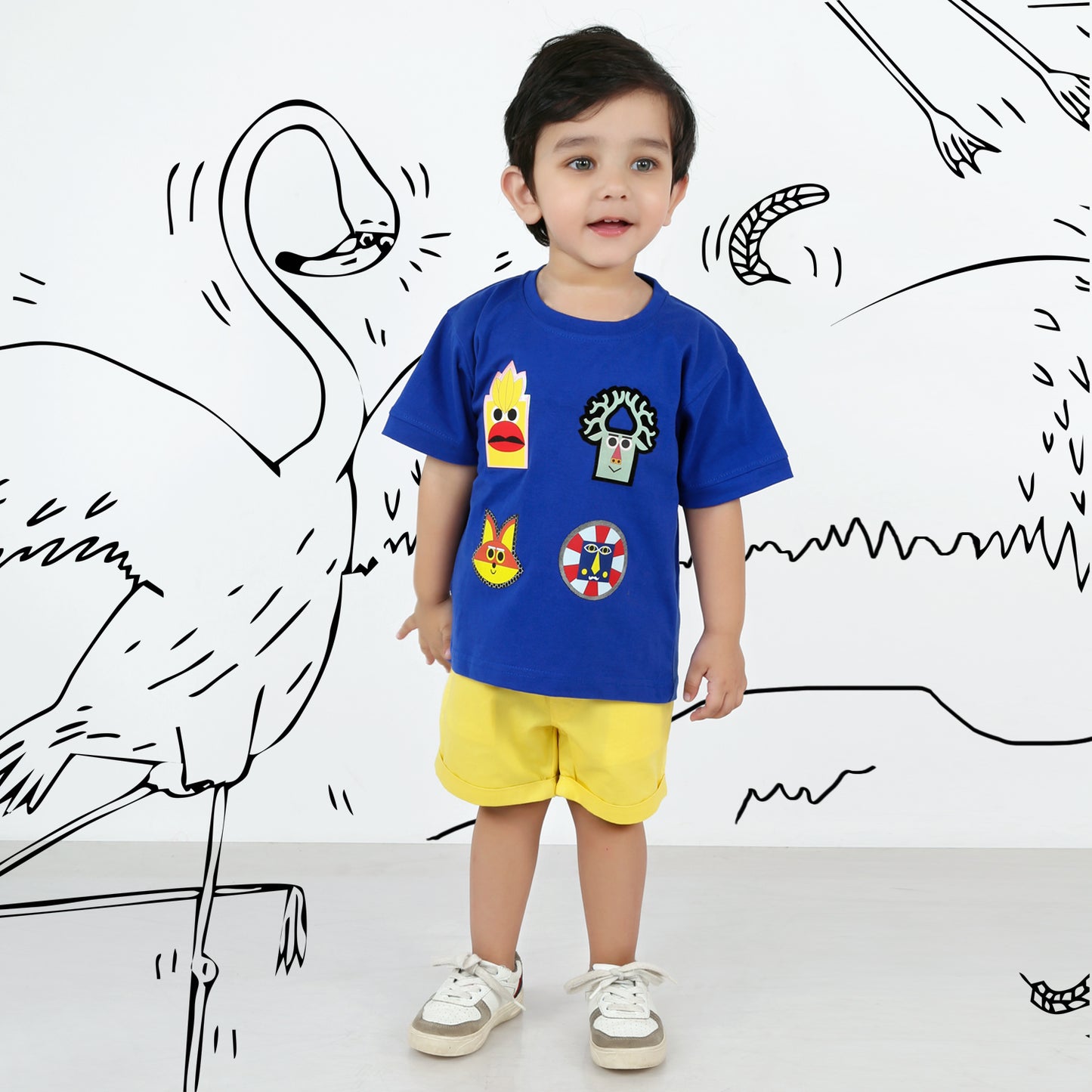 Get your little dude ready to play with our cartoon set!