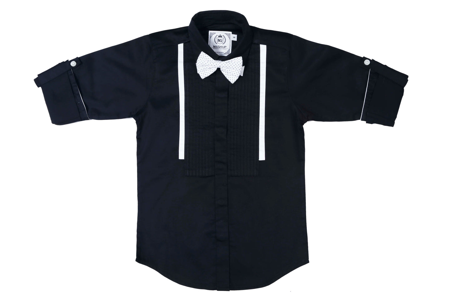MashUp Classic Black Dress Shirt - mashup boys