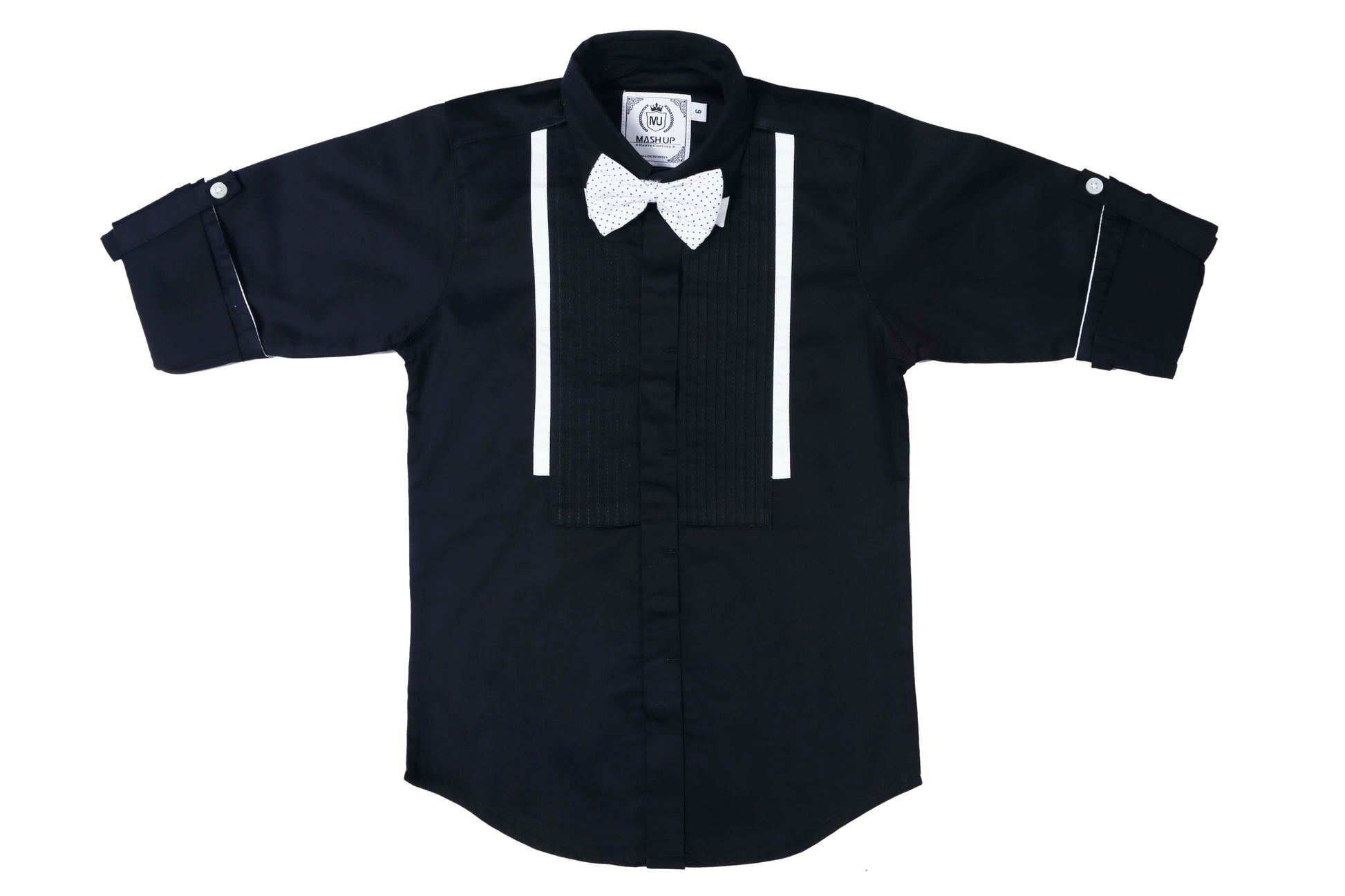 MashUp Classic Black Dress Shirt - mashup boys
